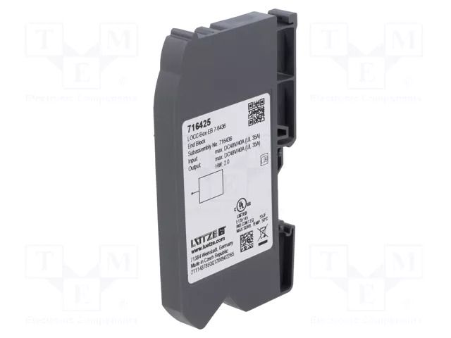 Fuse acces: end block LÜTZE LUTZE-716436