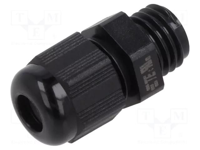 Cable gland; without nut; M12; 1.5; IP68; polyamide; black TE Connectivity 1SNG601012R0000