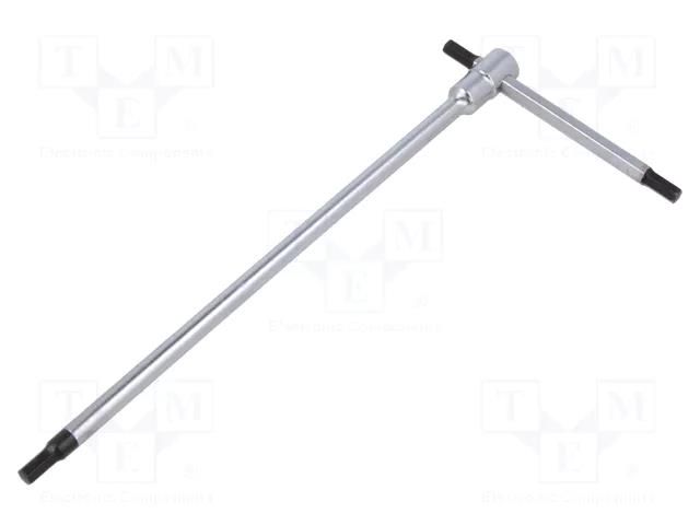 Wrench; hex key; HEX 4mm; Overall len: 175mm; Kind of handle: T BETA BE951/4
