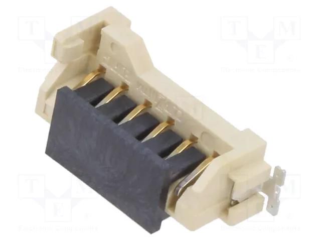 Connector: card edge; PIN: 8; CLIPZIN; SMT; on PCBs; 2.54mm EDAC 299-008-299198-1