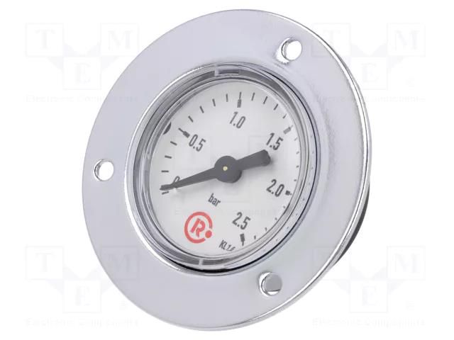 Manometer; 0÷2.5bar; 40mm; non-aggressive liquids,inert gases PNEUMAT 303/40