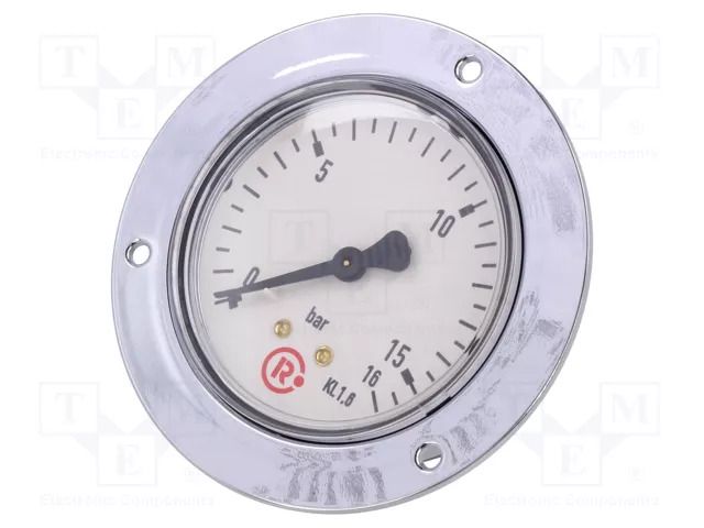 Manometer; 0÷16bar; G 1/4",rear connection; 63mm; Temp: -20÷60°C PNEUMAT 307/63