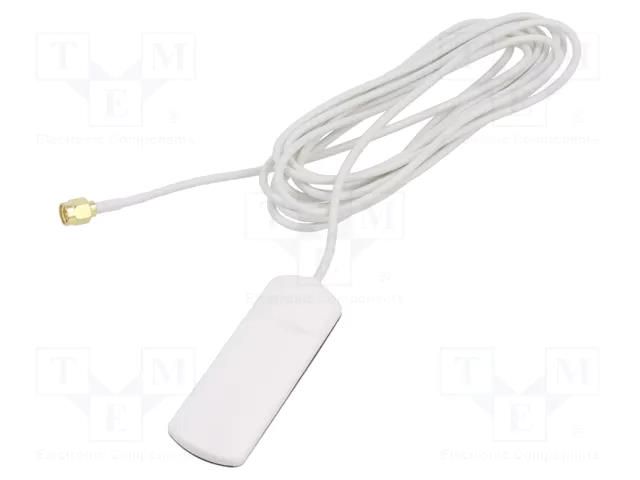 Antenna; Bluetooth,ISM,WiFi,ZigBee; 0.3dBi,2dBi,3.3dBi; glued 2J Antennas 5502PW300LLWRPSMA