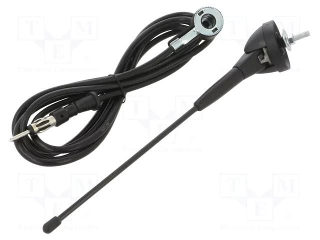 Antenna; car top; 0.19m; AM,FM; Alfa Romeo,Fiat,Lancia; universal 4CARMEDIA ANT.24