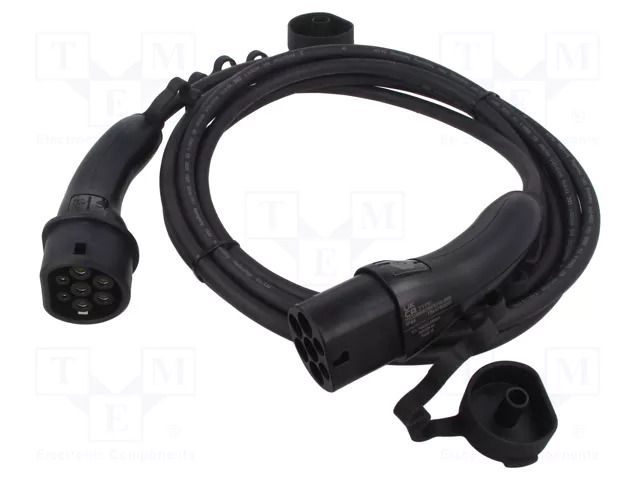 Cable: eMobility; 1x0.5mm2,5x6mm2; 480V; 22kW; IP54; three-phase AMPHENOL HVCOIMBSCR6PF706L5