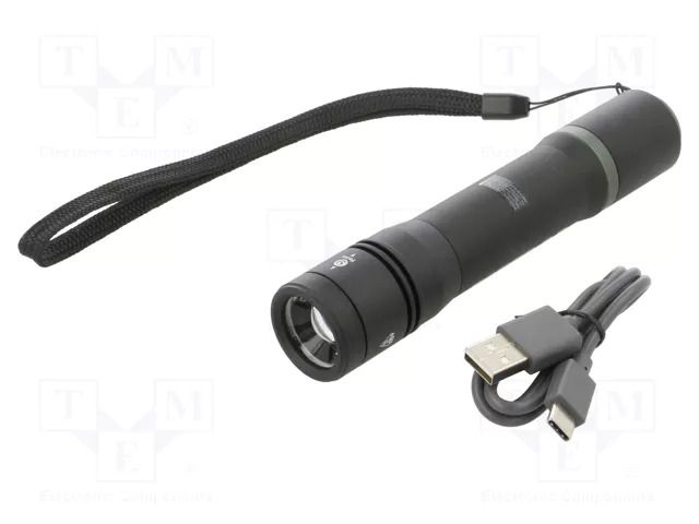 Torch: LED; luminous flux adjustment; 4h; IP66; Sniper 3.3 MACTRONIC THH0064