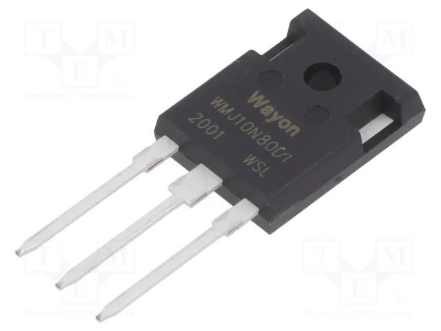 Transistor: N-MOSFET; WMOS™ D1; unipolar; 800V; 10A; Idm: 40A; 215W WAYON WMJ10N80D1-CYG