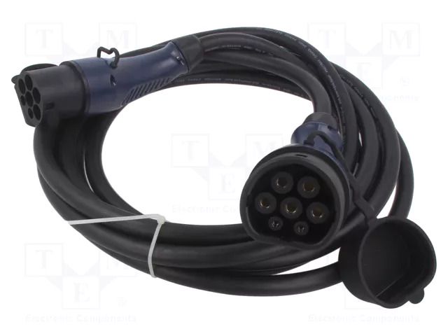 Cable: eMobility; 2x0.75mm2,3x6mm2; 110/250VAC; 7.2kW; IP54; 6m AKYGA AK-EC-09