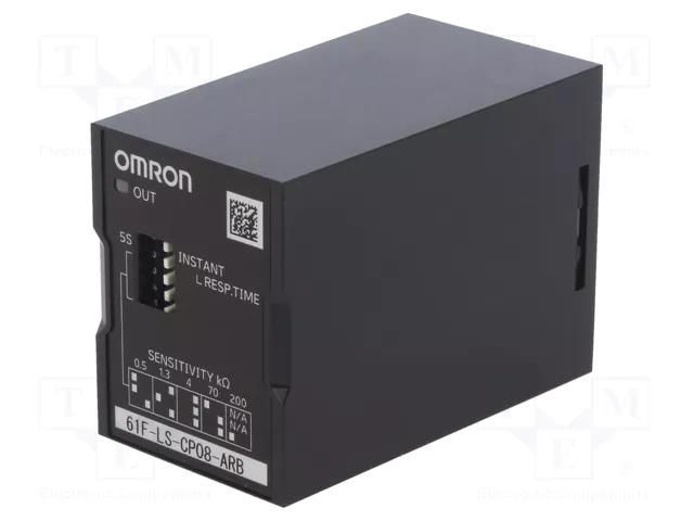 Level monitoring relay; conductive fluid level; 24VAC; socket OMRON 61F-LS-CP08-ARB