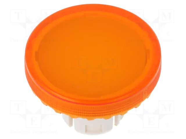 Actuator lens; 22mm; 61; orange,transparent; plastic EAO 61-9642.3