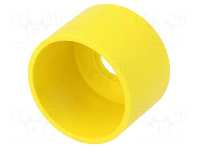Protective cap; 45; Ø75x47.5mm; plastic; Body: yellow EAO 45-550.1400