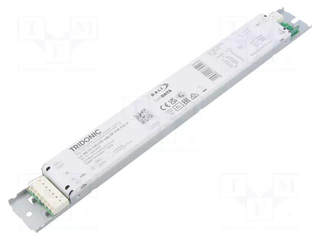 Power supply: switching; LED; 60W; 100÷330VDC; 75÷330mA; IP20; LC TRIDONIC 28004050