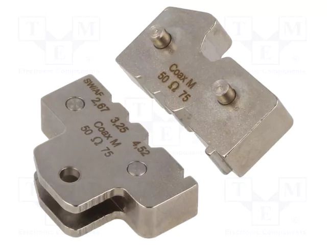 Crimping jaws; coaxial connectors; 2.67mm2,3.25mm2,4.52mm2 BEX BEX-PB8