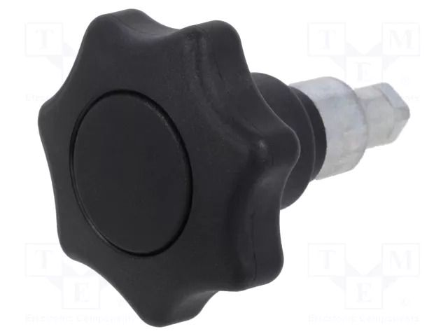 Lock; cast zinc; 50mm; Kind of insert bolt: with thumbwheel ELESA+GANTER GN115-SG-50