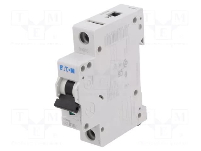 Circuit breaker; 230/400VAC; Inom: 16A; Poles: 1; Charact: B; 25kA EATON ELECTRIC FAZT-B16/1