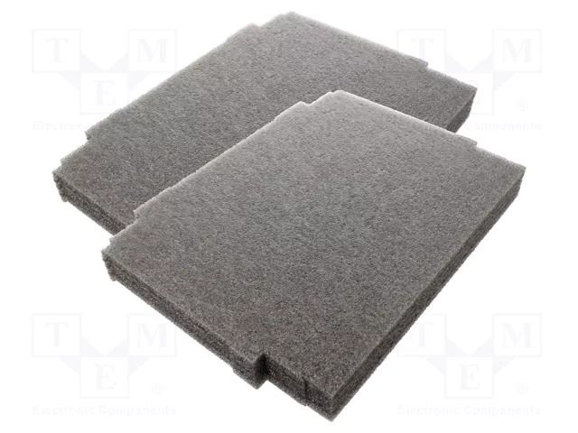 Foam insert; graphite; 386x286x40mm; 2pcs. LeanFoam LF-A-MAKITA