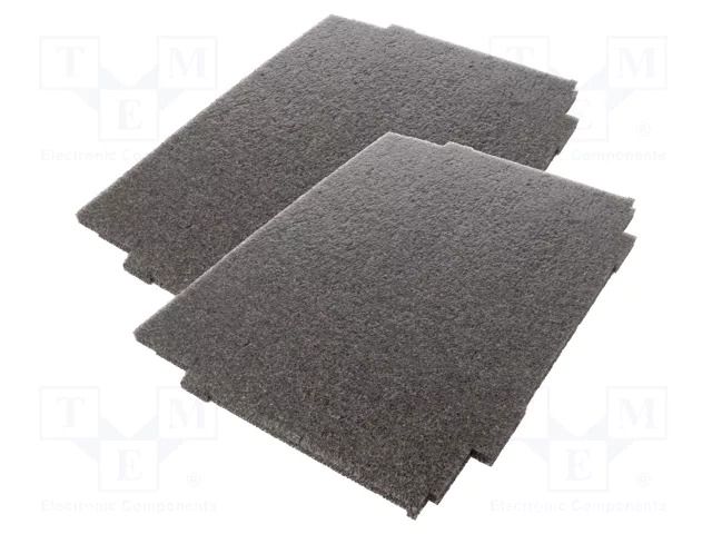 Foam insert; graphite-white; 386x286x40mm; 2pcs. LeanFoam LF-AW-MAKITA