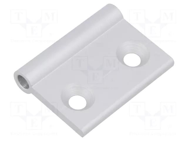 Hinge; Width: 30mm; aluminium; H: 103mm FATH FA-095AI30