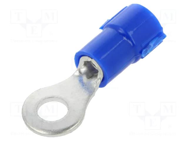 Tip: ring; Ø: 3.5mm; 1.5÷2.5mm2; crimped; for cable; insulated; blue PANDUIT PV14-6RB-3K