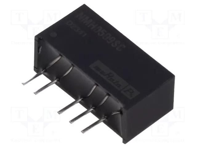 Converter: DC/DC; 2W; Uin: 4.5÷5.5VDC; Uout: 9VDC; Uout2: -9VDC; SIP Murata Power Solutions NMH0509SC