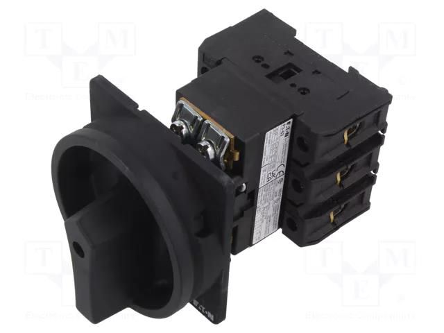 Switch-disconnector; Poles: 3; for building in; 63A; -25÷40°C EATON ELECTRIC P3-63/V/SVB-SW