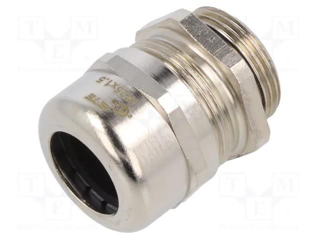 Cable gland; without nut; M25; IP68; brass; Entrelec TE Connectivity 1SNG602029R0000