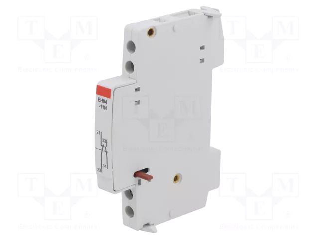 Accessories: auxiliary contacts; NC + NO; Leads: screw terminals ABB EH04-11N