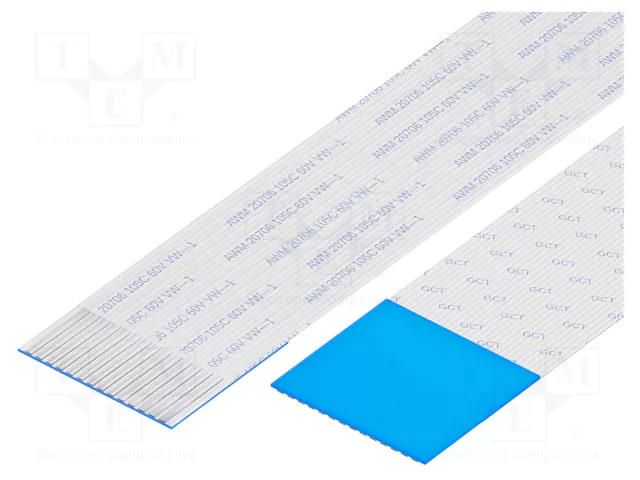 FFC tape; Cores: 14; Tape ph: 1mm; contacts on the opposite sides GCT 10-14-D-0050-C