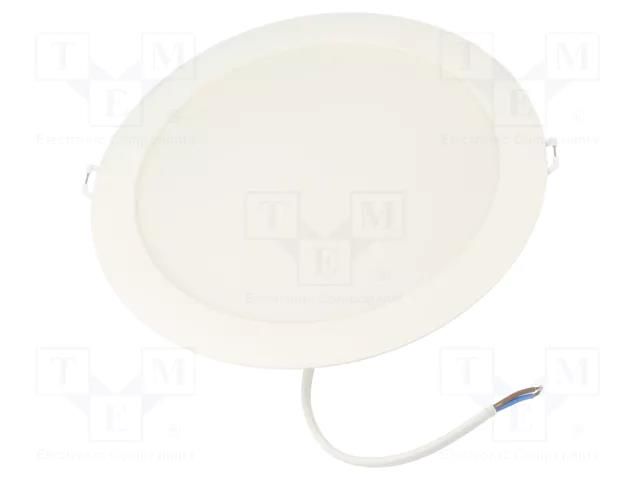 Lamp: LED downlight; 230VAC; 24W; 110°; 3000K,4000K,6500K; IP20 TOSHIBA LED LIGHTING 4711112386253