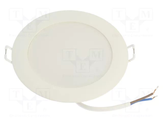 Lamp: LED downlight; 230VAC; 8W; white cold; 110°; 6500K; CRImin: 80 TOSHIBA LED LIGHTING 4711112387830
