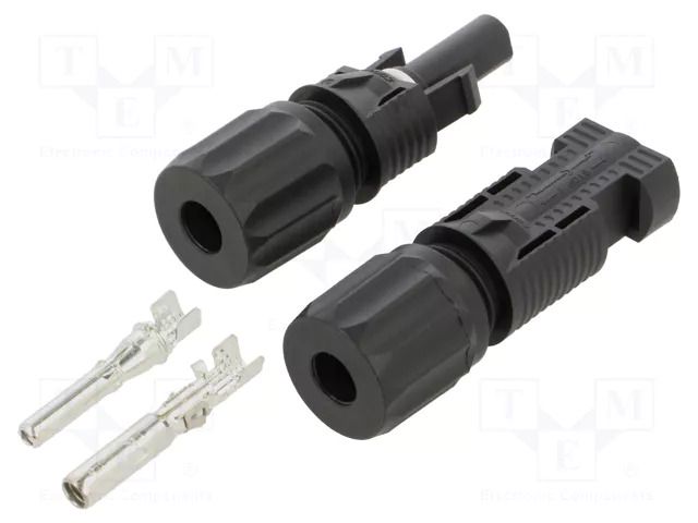 Connector: solar; plug; male + female; 30A; 1.5kV; IP67; for cable CONNFLY DS1162-01-AC6B11