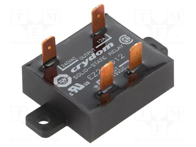 Relay: solid state; Ucntrl: 3÷15VDC; 12A; 24÷280VAC; EZ; 1-phase SENSATA / CRYDOM EZ240D12