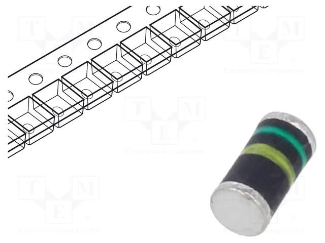 Diode: rectifying; SMD; 400V; 1A; 50ns; DO213AB,GL41; Ufmax: 1.25V VISHAY EGL41G-E3/96