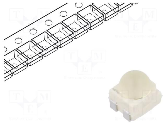 LED; SMD; PLCC4; red; 710÷2800mcd; 3x3.4x3.5mm; 60°; 50mA; TOPLED® ams OSRAM LS-E65B-V1BB-1-1