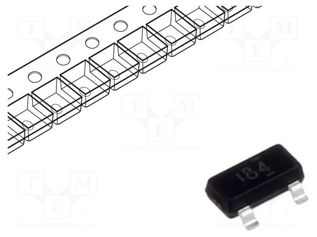 Transistor: N-JFET; unipolar; 80mA; 0.35W; SuperSOT-3; Igt: 10mA ONSEMI MMBFJ108