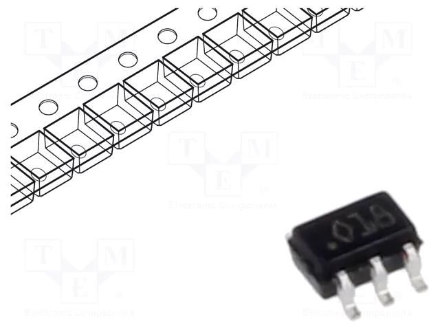 IC: instrumentation amplifier; 6kHz; Ch: 1; SC70-6; Iquiesc: 115uA STMicroelectronics TSC212IYCT