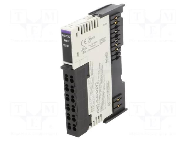 Industrial module: analog output; -10÷55°C; IP20; ARIO; 24VDC AUTONICS ARIO-S-AO02V2