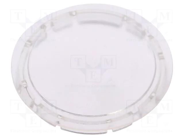Actuator lens; RONTRON-R-JUWEL; transparent SCHLEGEL K22RRKL