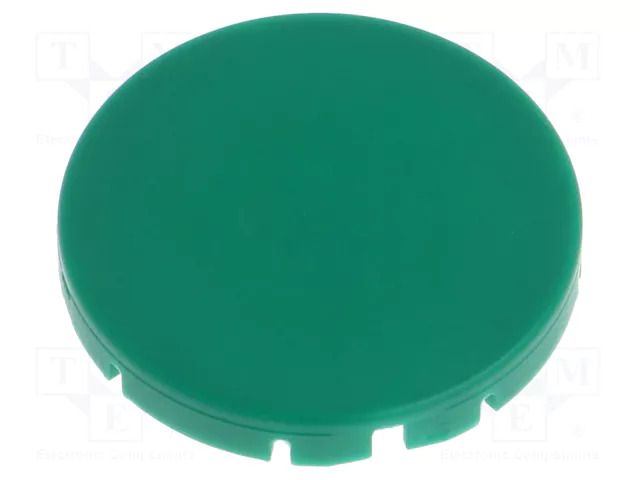 Actuator lens; RONTRON-R-JUWEL; green; Ø19.7mm SCHLEGEL T22RRGGN