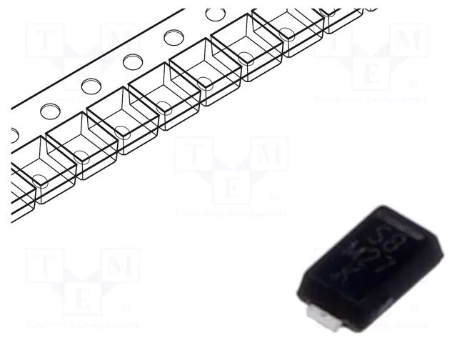 Diode: rectifying; SMD; 100V; 1A; 780ns; DO219AD,microSMP; Ifsm: 20A VISHAY MSE1PB-M3/89A
