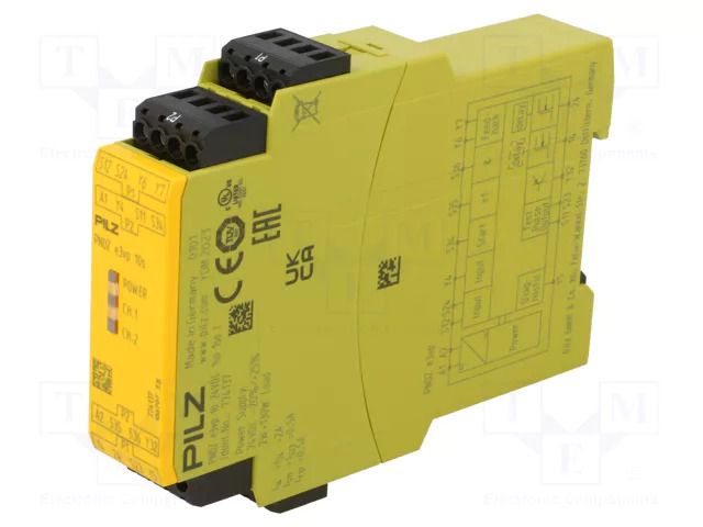 Module: safety relay; Usup: 24VDC; IN: 2; OUT: 5; PNOZ e3vp; -10÷55°C PILZ PZ-774137