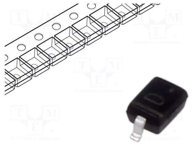 Diode: Schottky switching; SOD323; SMD; 30V; 500mA; reel,tape MICRO COMMERCIAL COMPONENTS RB551V-30-TP