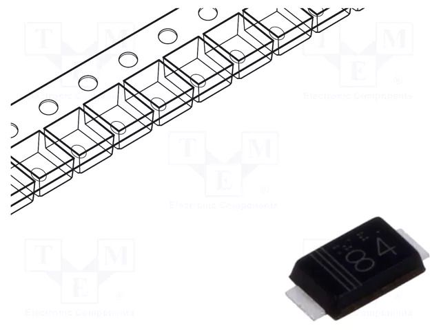 Diode: rectifying; SMD; 600V; 0.8A; 35ns; SOD128; Ufmax: 1.45V ROHM SEMICONDUCTOR RFN1LAM6STR