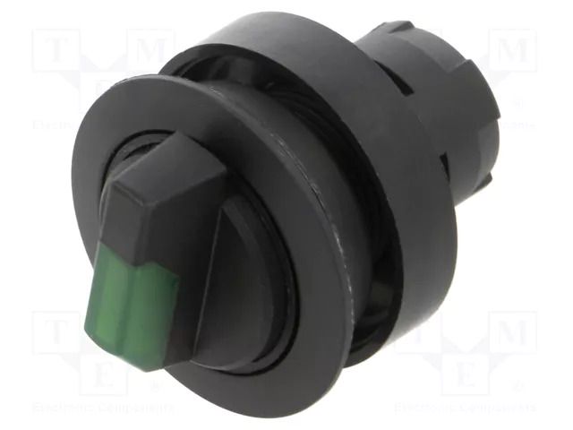 Switch: rotary; 22mm; Stabl.pos: 2; depending on the holder; IP65 SCHLEGEL RRJWALSW-GN