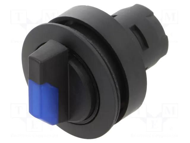 Switch: rotary; 22mm; Stabl.pos: 3; depending on the holder; IP65 SCHLEGEL RRJWBLSW-BL