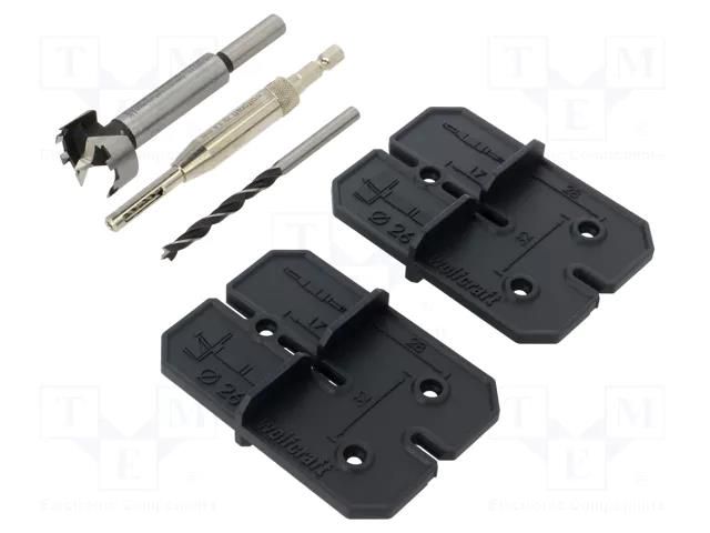 Hinge mounting kit WOLFCRAFT WF4655000