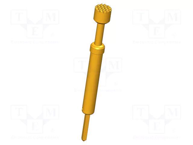 Test needle; Spring compression: 4.8mm; 6mm; 5A; steel; Ø: 4mm; 5N INGUN GKS-103-0271