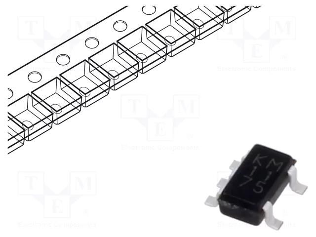 IC: supervisor circuit; power on reset monitor (PoR); CMOS ROHM SEMICONDUCTOR BU4928G-TR