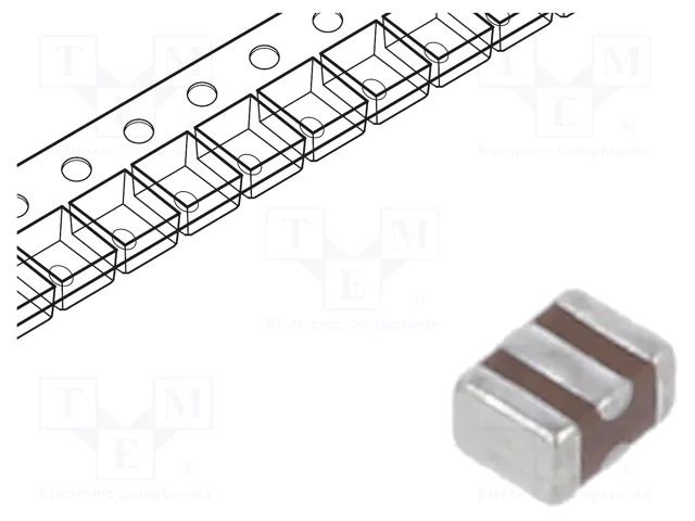 Filter: anti-interference; 10uF; 20mΩ; SMD; 4VDC; 4A; 0603; 180mm MURATA NFM18HC106D0G3L