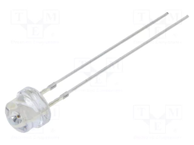 LED; orange; 4.8mm; 850mcd; 100°; Front: convex; 5÷20VDC; -30÷85°C OPTOSUPPLY OSO5PA56A1A-CR14